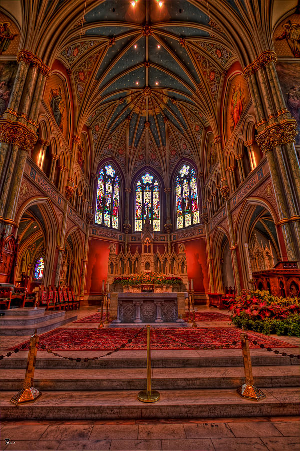 Cathedral Of St. John The Baptist HDR Photograph by Jason Blalock