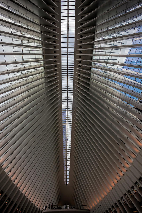 Ceiling of Occulus Building NYC #3 Photograph by Robert Ullmann