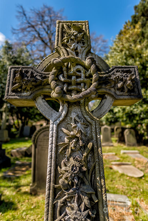 Celtic Cross #2 Photograph by Adrian Evans