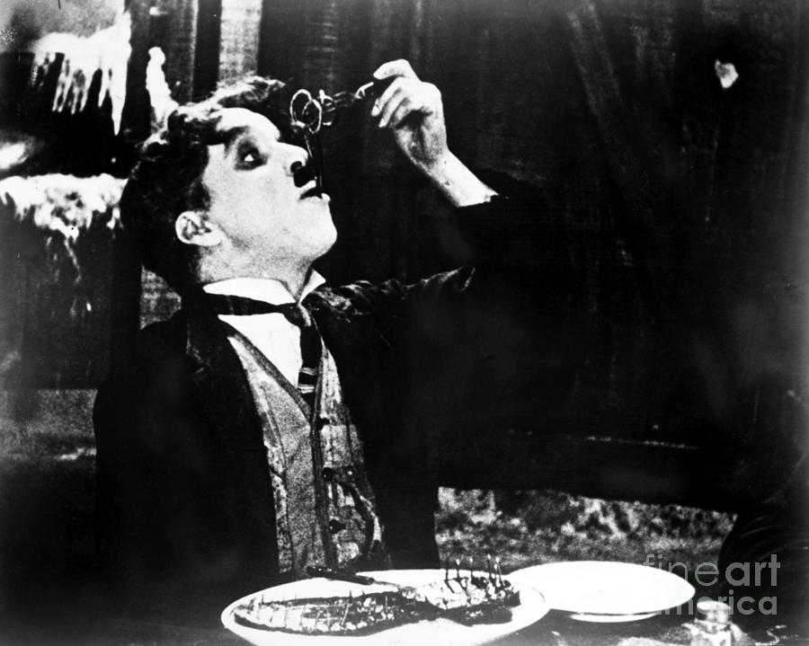 Cabin Photograph - Chaplin: Gold Rush. 1925 #3 by Granger