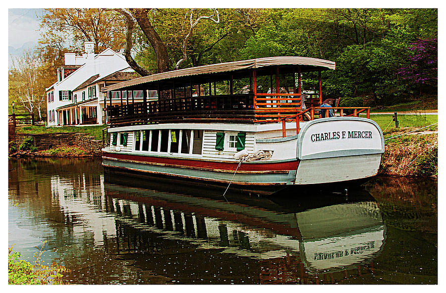 Charles Mercer Canal Boat Photograph by Margie Wildblood