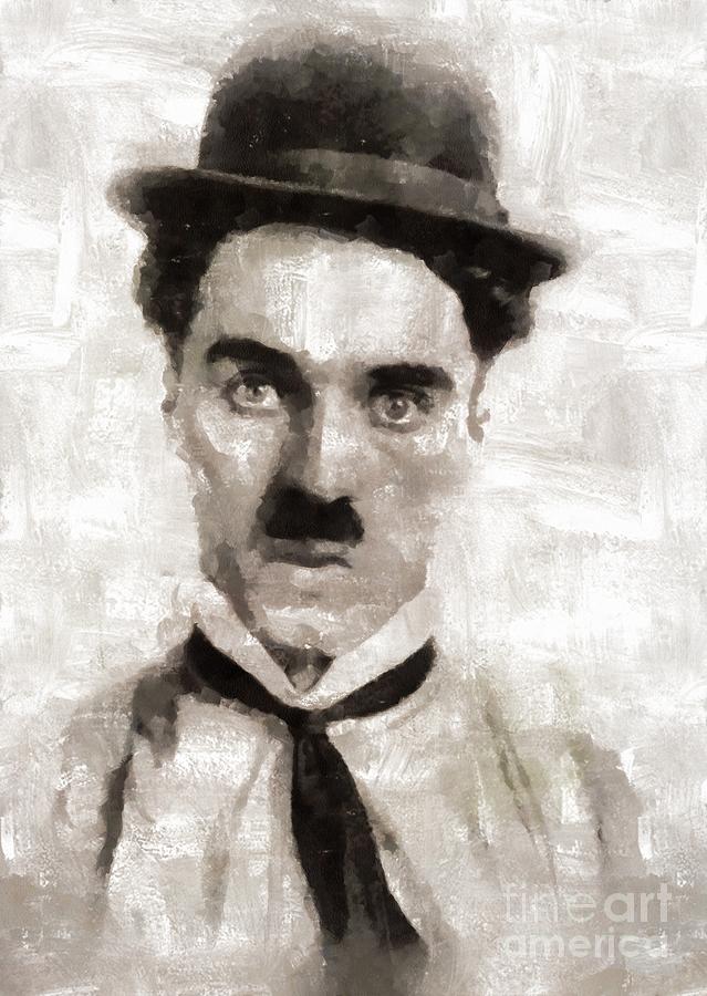 Charlie Chaplin Hollywood Legend Painting by Esoterica Art Agency ...