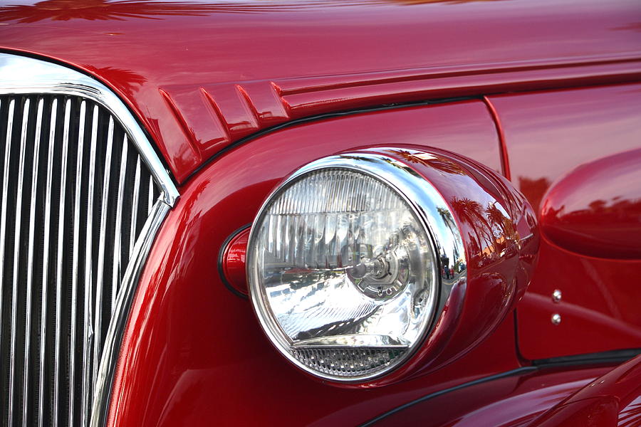 Chevy Headlight #3 Photograph by Dean Ferreira