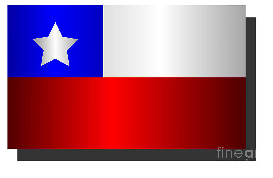 Chile Flag Digital Art by Frederick Holiday - Fine Art America