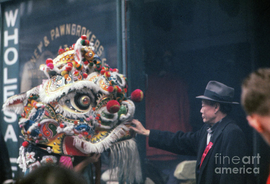 New York City Photograph - Chinese New Year 1963 #4 by The Harrington Collection