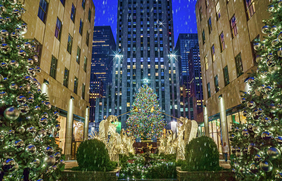 Rockefeller Center Holiday Photograph by June Marie Sobrito