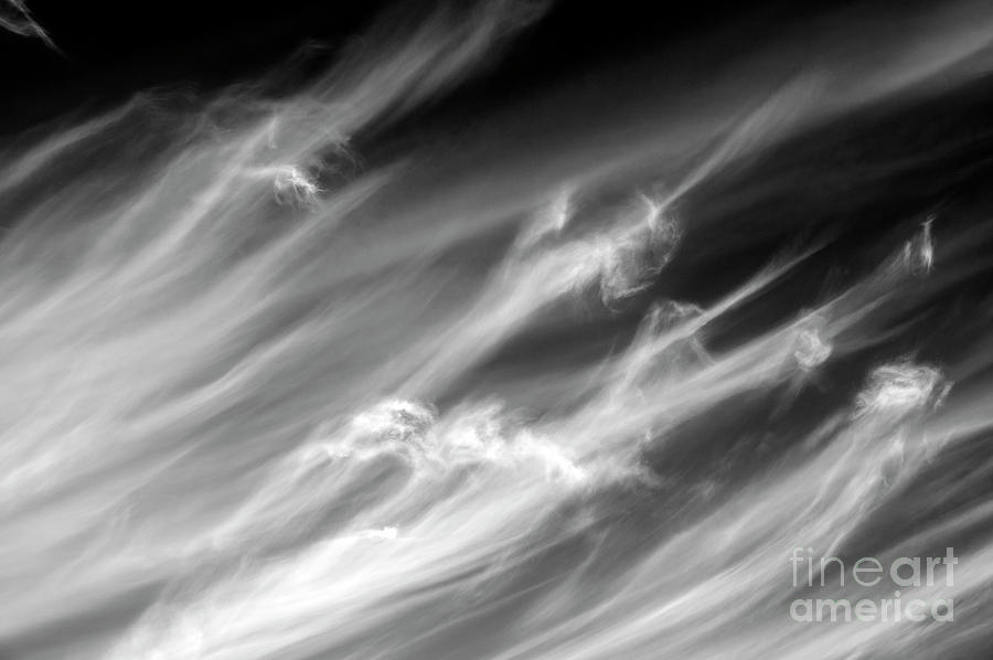 Cirrus Clouds Wisps of Light  #3 Photograph by Jim Corwin
