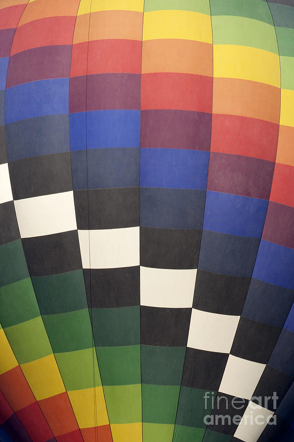 Closeup of Hot Air Balloon #3 Photograph by Anthony Totah