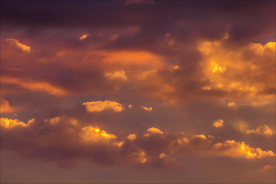 Clouds at Sunset #3 Photograph by Robert Ullmann