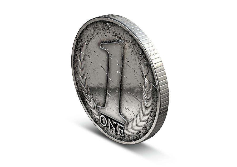 Coin Digital Art - Coin Number One #3 by Allan Swart