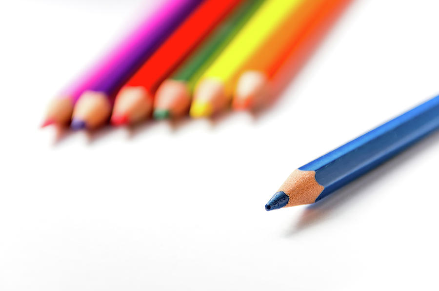 Color pencil  #3 Photograph by Paulo Goncalves