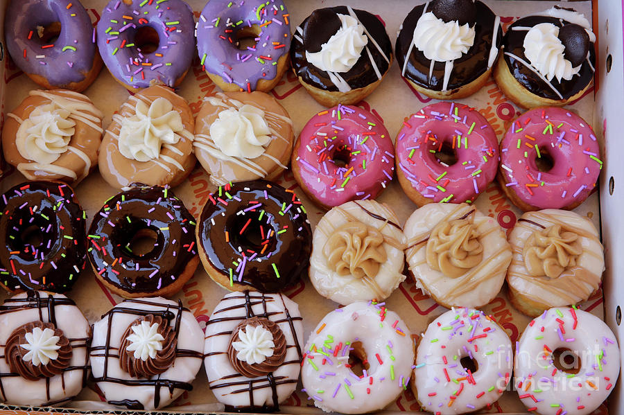 Colorful Doughnuts Photograph By Photostock-israel - Fine Art America