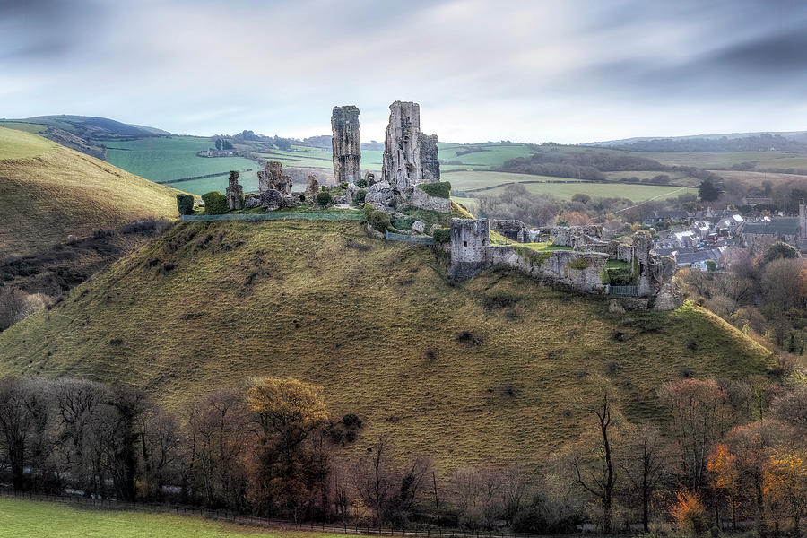 Castle Photograph - Corfe Castle - England #3 by Joana Kruse