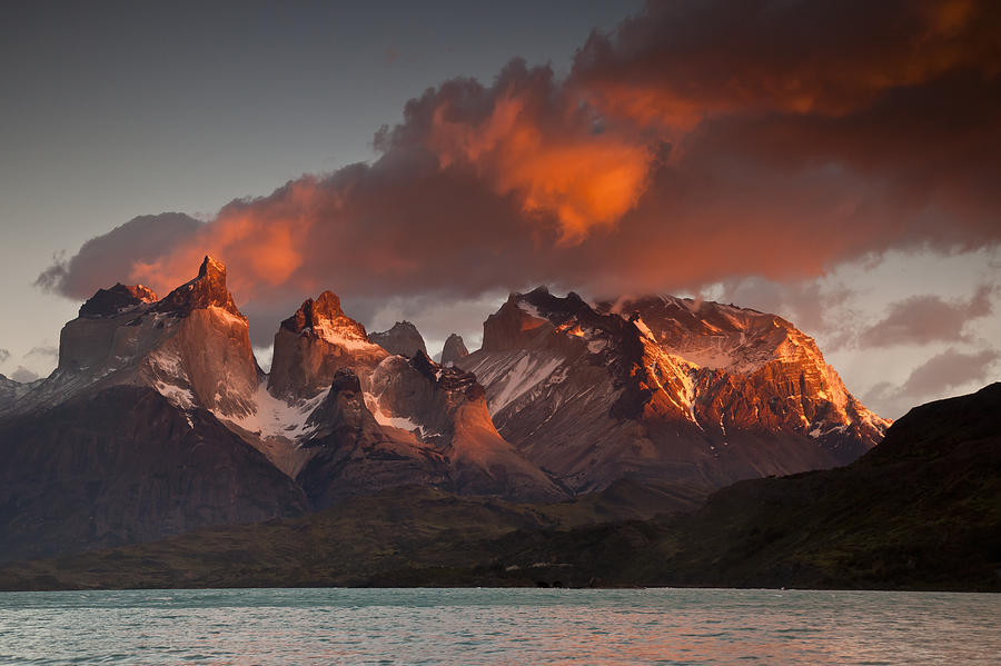 Cuernos Del Paine And Lago Pehoe Photograph by Colin Monteath