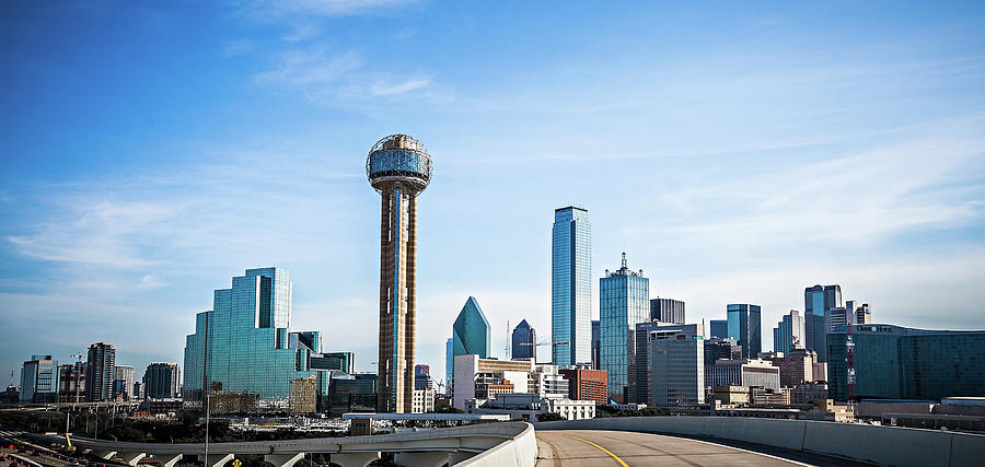 Dallas Texas City Skyline And Downtown #3 Photograph by Alex Grichenko