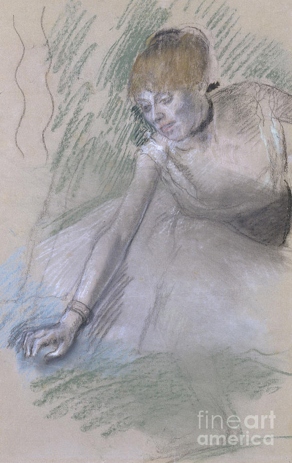 Dancer Pastel by Edgar Degas