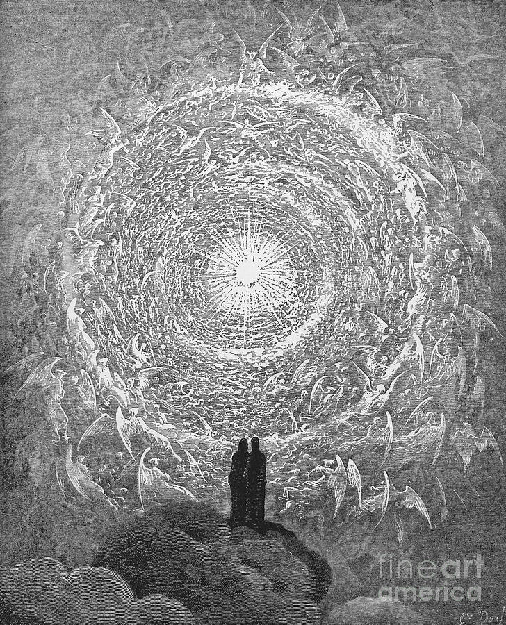Dante Paradise Drawing by Gustave Dore