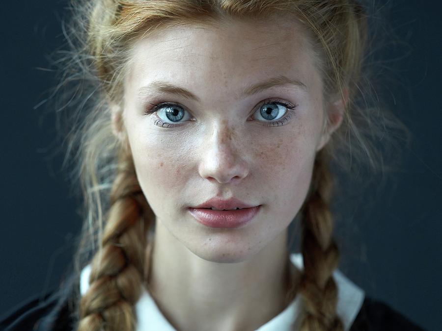 Portrait Photograph - Dasha #3 by Alexander Vinogradov