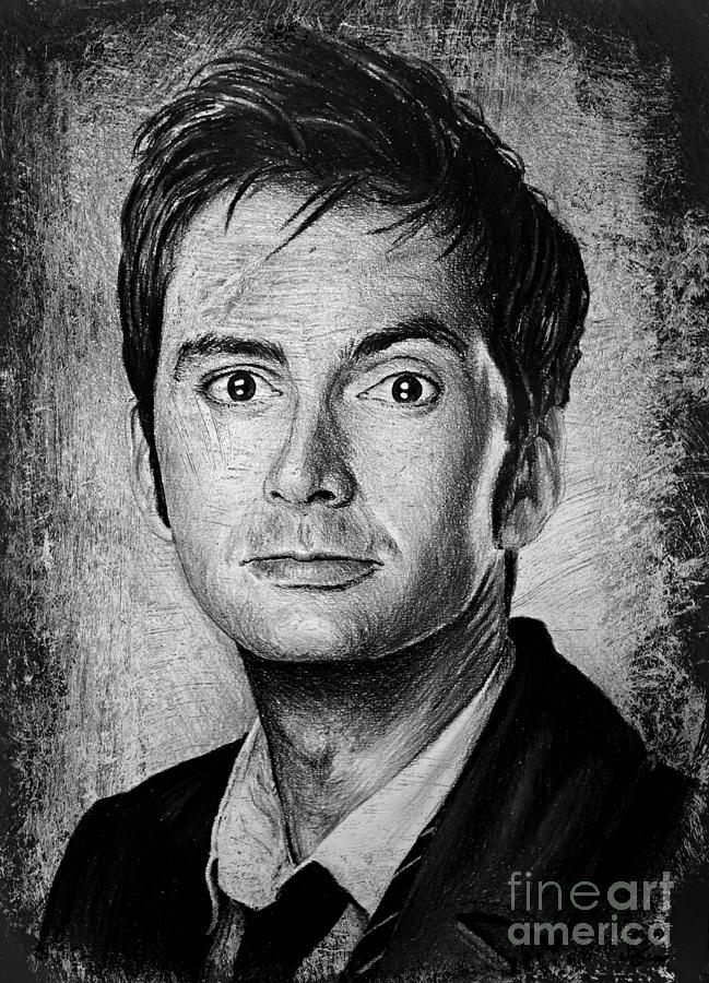 David Tennant #3 Drawing by Andrew Read