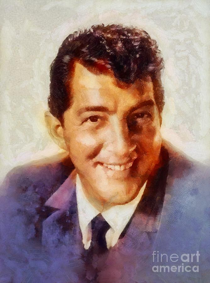 Dean Martin, Hollywood Star Painting by Esoterica Art Agency | Fine Art ...