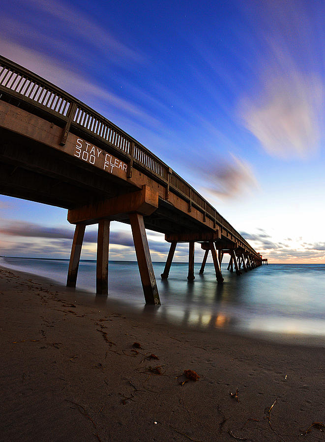 Pier Photograph - Deerfield Beach, Florida pier #3 by Paul Cook