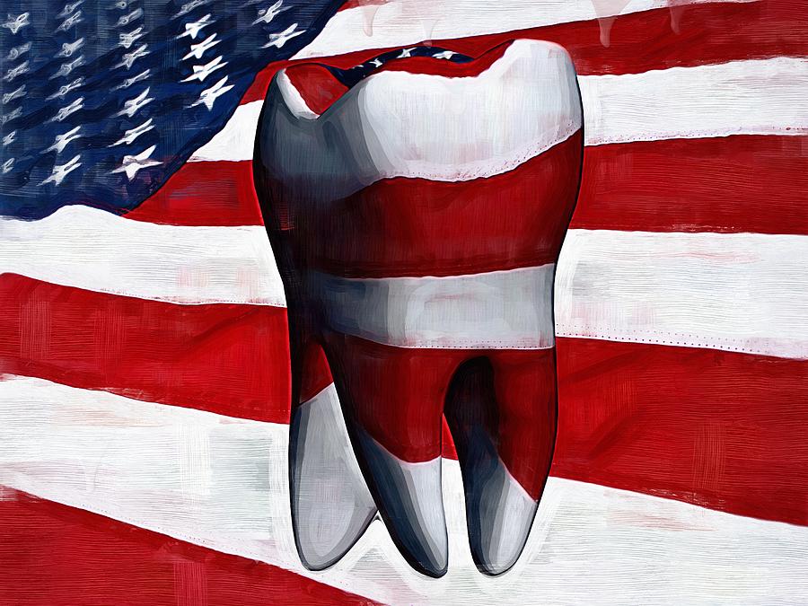 Tooth Digital Art - Dental Anatomy Fine Art #3 by Joseph Ventura