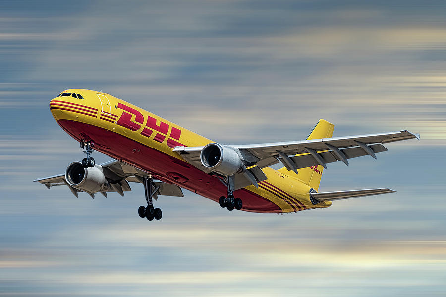 DHL Airbus A300-F4 Mixed Media by Smart Aviation - Fine Art America