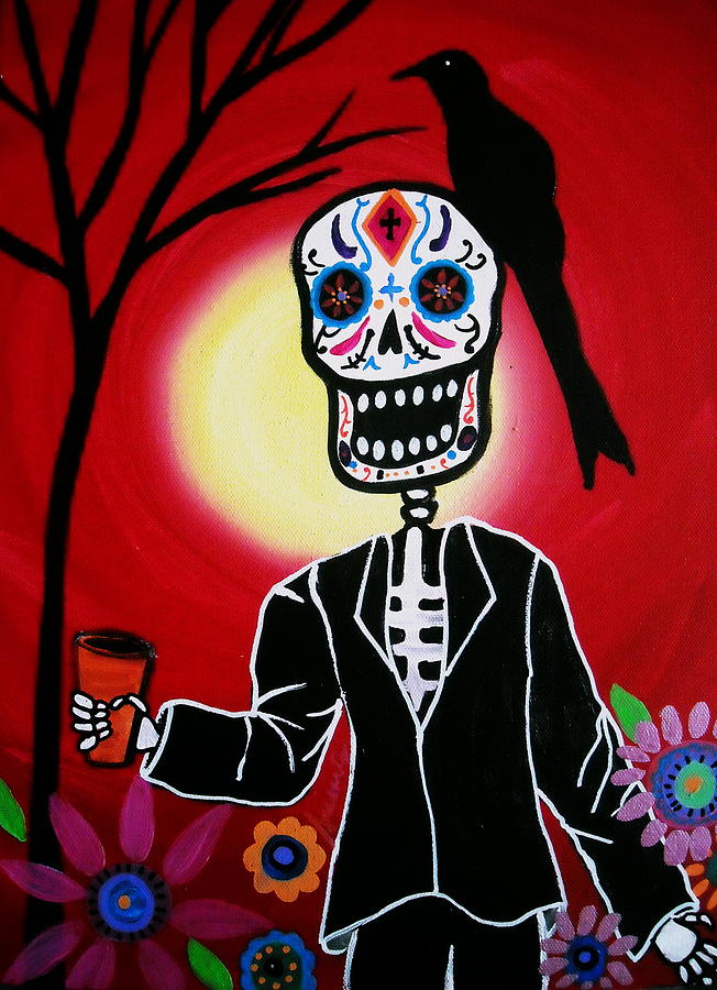 Dia De Los Muertos #3 Painting by Pristine Cartera Turkus