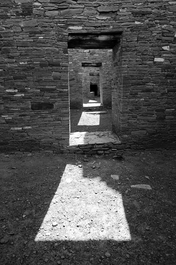 3 Doorways In Monochrome Photograph