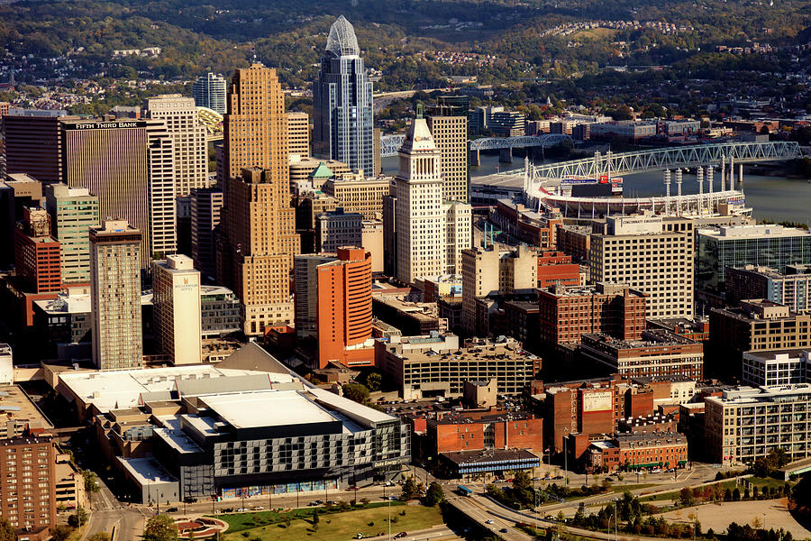 Cincinnati Photograph - Downtown Cincinnati by Mountain Dreams Cincinnati Photograph - Downtown Cincinnati by Mountain Dreams