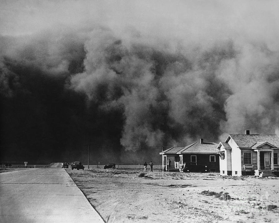 Dust Storm 1930s #3 Photograph by Omikron
