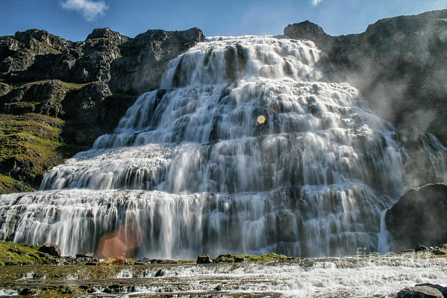 Dynjandi waterfall, Iceland Photograph by Patricia Hofmeester