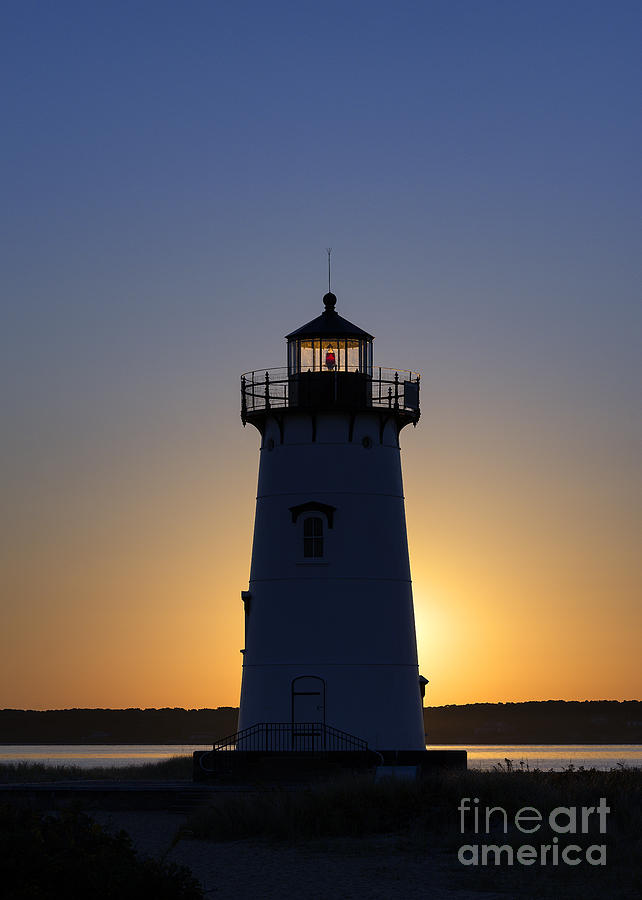 Edgartown Light Sunrise Photograph by John Greim | Fine Art America