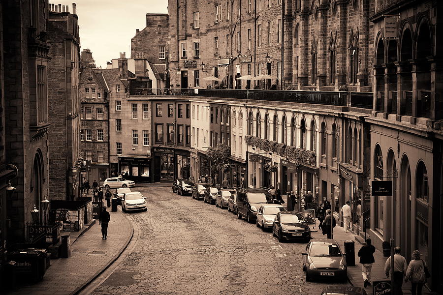 Edinburgh street #3 Photograph by Songquan Deng