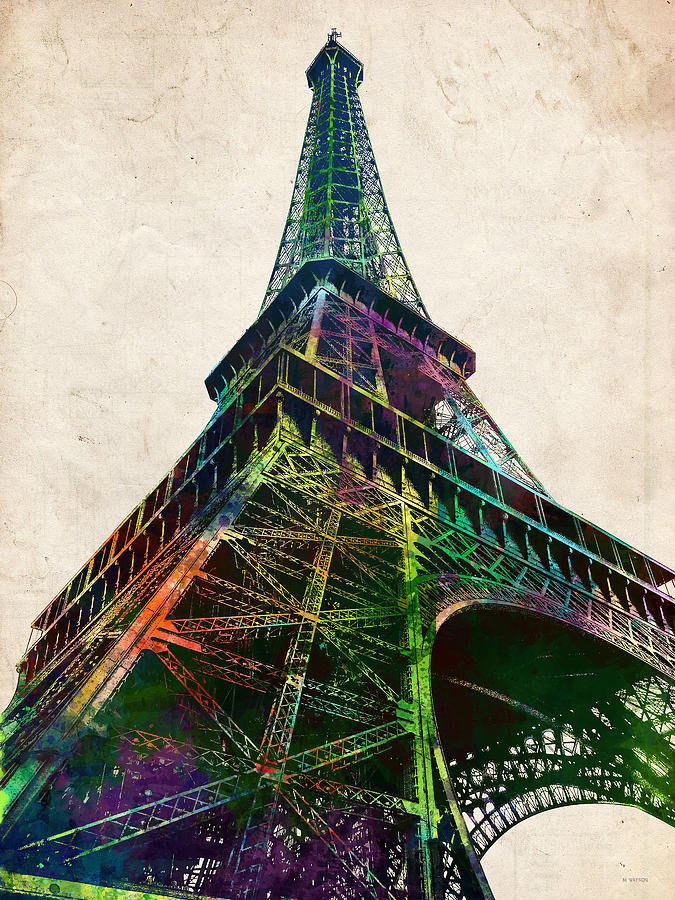 Eiffel Tower #3 Digital Art by Marlene Watson