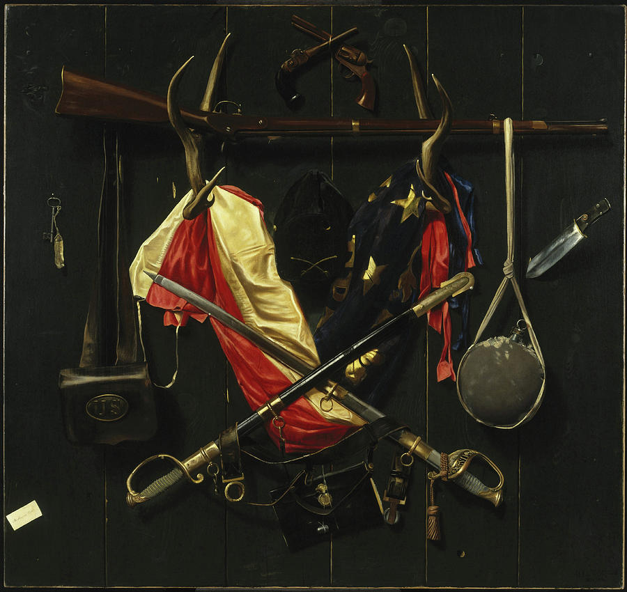 Emblems of the Civil War #3 Painting by Alexander Pope