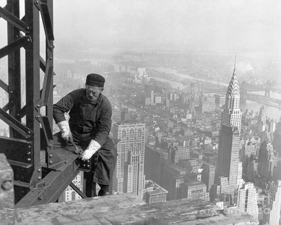 Empire State Building, 1930.  #3 Photograph by Granger