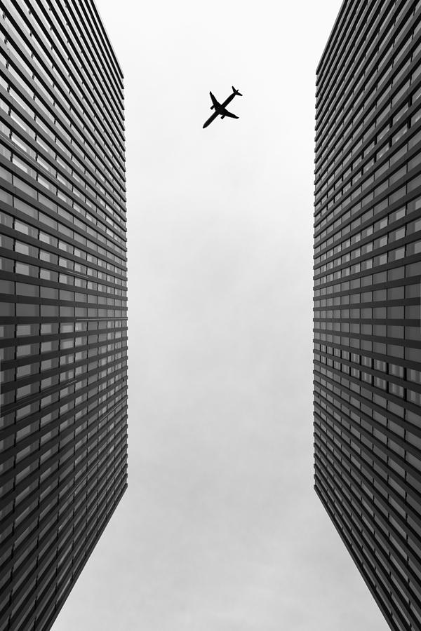Architecture Photograph - Enjoyable flight #3 by Jan Hochstein