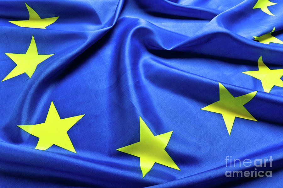 European Flag Background #3 Photograph by Gualtiero Boffi