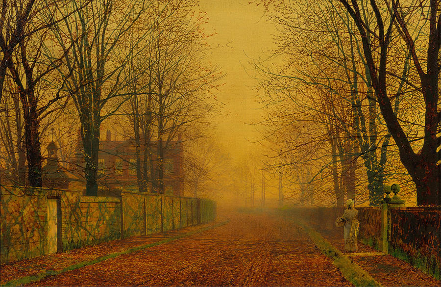 Evening Glow #3 Painting by John Atkinson Grimshaw