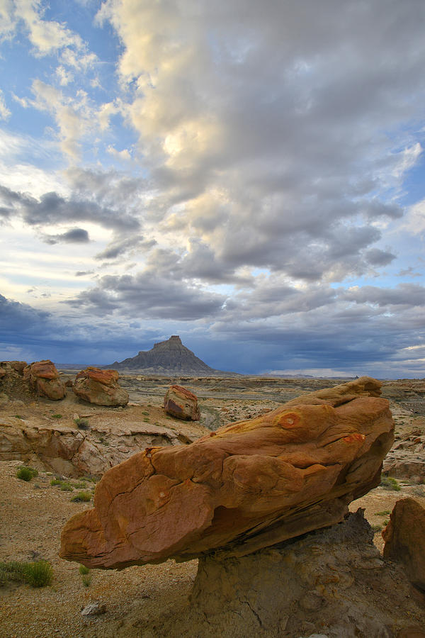 Factory Butte #2 Photograph by Ray Mathis