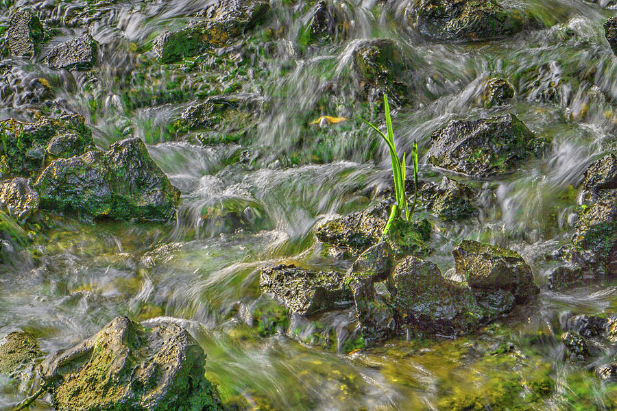 Falling Water #3 Photograph by Dennis Dugan