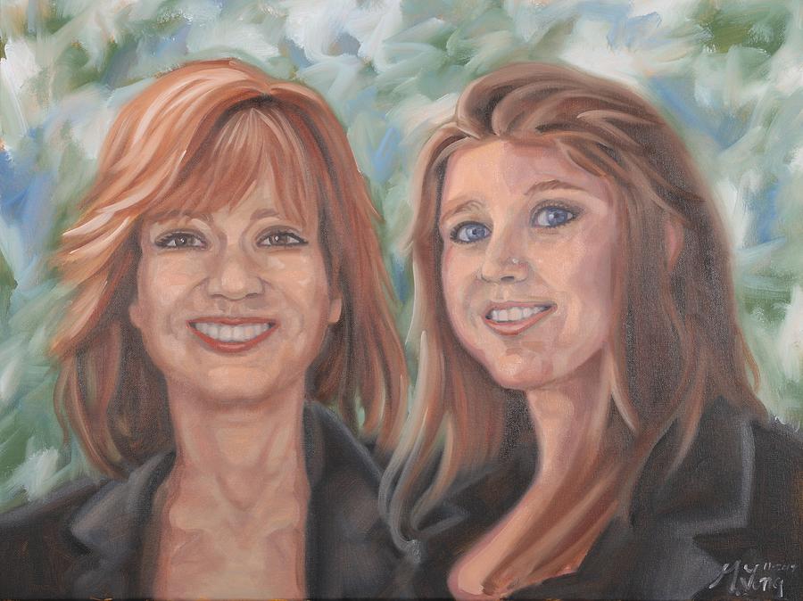  Mother and Daughter #1 Painting by Gary M Long