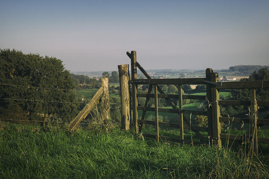 Farm Fields In Belgium Photograph