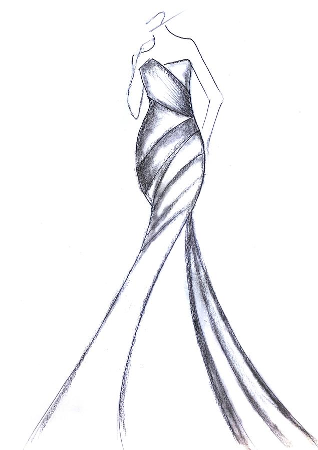 Fashion Design Sketch Stock Photos and Images - 123RF