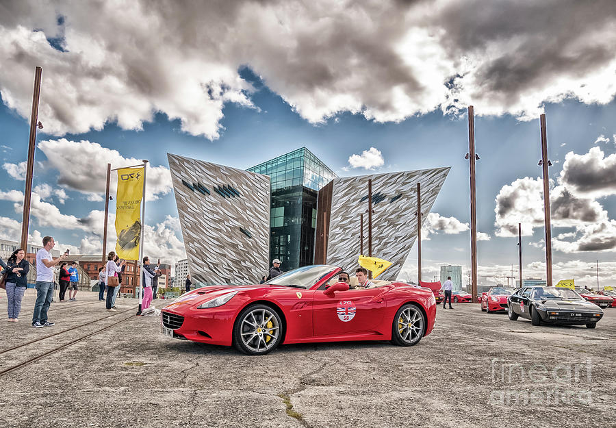 Ferrari 70 Years Anniversary Celebration in Belfast #4 Photograph by Jim Orr