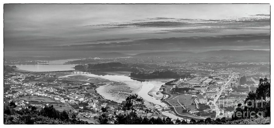 Ferrols Ria Panorama From Mount Ancos Galicia Spain #3 Photograph by Pablo Avanzini