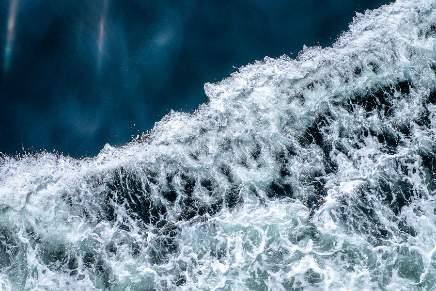 Ferry Waves Photograph
