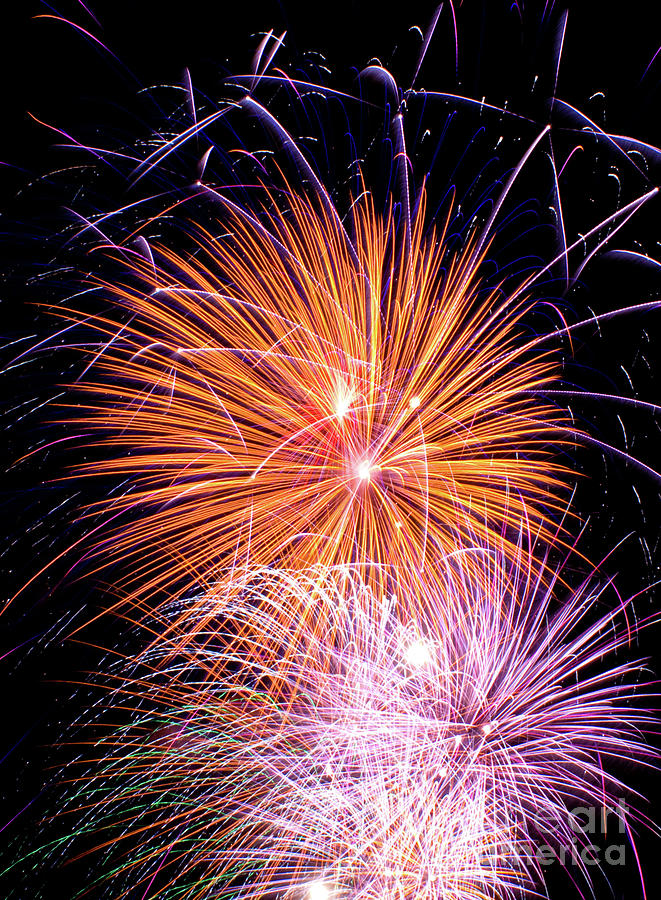 Fireworks #3 Photograph by Anthony Totah