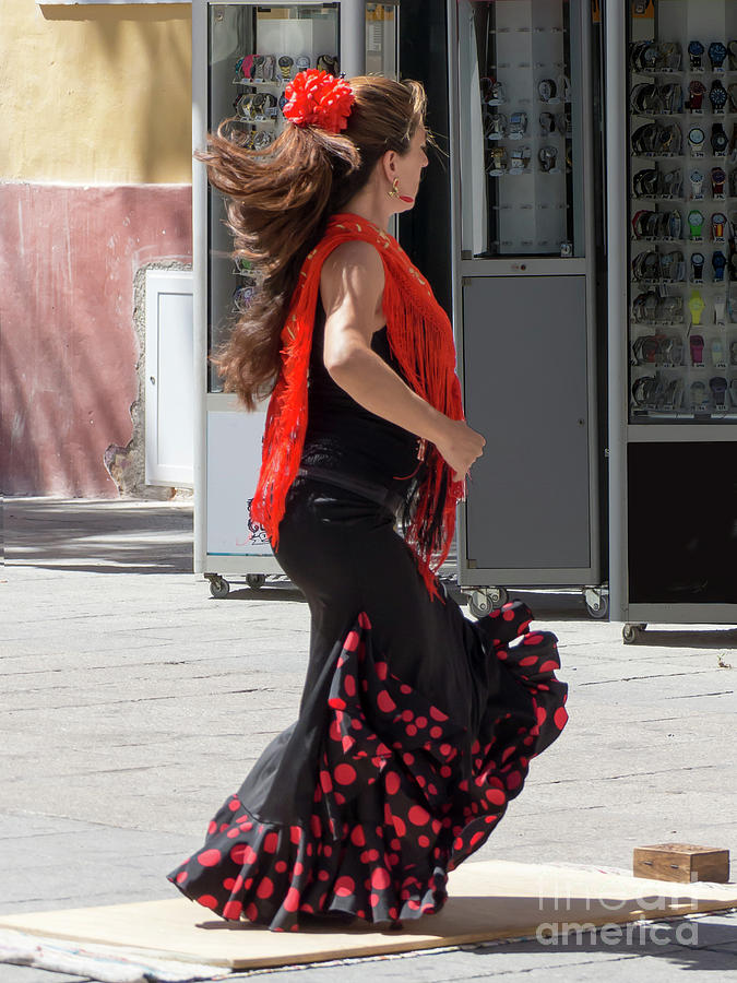 Flamenco dancer #3 Photograph by Rod Jones